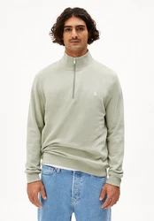 Armedangels Sweatshirt WAARLO COMFORT Khaki/Hellgrün/Grün/Dunkelgrün