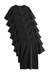Next Everyday T-Shirts (6-tlg) Schwarz/Grau/Dunkelgrau