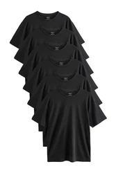 Next Everyday T-Shirts (6-tlg) Schwarz/Grau/Dunkelgrau