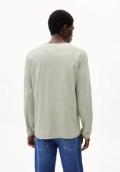 Armedangels Longsleeve MAARKOS LS Herren Khaki/Hellgrün/Grün