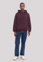 F4NT4STIC Kapuzenpullover Kanagawa Welle Golden Gai Fliederfarben/Dunkelrot/Bordeaux/Lila
