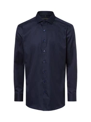 Finshley & Harding Businesshemd Dunkelblau/Hellblau