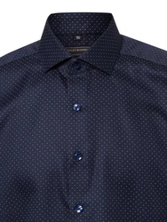 Finshley & Harding Businesshemd Dunkelblau/Hellblau