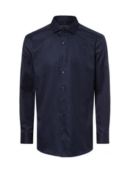 Finshley & Harding Businesshemd Dunkelblau/Hellblau