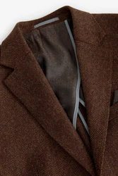 Next Sakko Signature Moons British Wool Sakko (1-tlg) Braun/Dunkelbraun