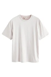 Next T-Shirt Weiches Signature T-Shirt Weiß/Grau/Khaki/Beige/Rosa
