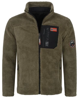 Geographical Norway Fleecejacke Herren Teddy Fleece Outdoor Bergangs Jacke