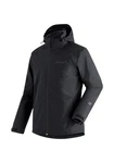 Maier Sports Funktionsjacke Gregale DJ M He-Doppeljacke mTEX Anorak Schwarz/Blau/Grau