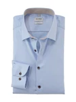 OLYMP Businesshemd Level Five body fit Dezentes Muster Dunkelblau/Hellblau/Pastell
