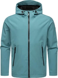 Softshelljacke Shellwie Warm wasserdichte Herren bergangsjacke mit groer Kapuze