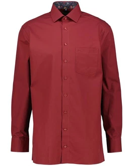 OLYMP Businesshemd LUXOR Modern Fit Dunkelrot/Rot/Bordeaux OLYMP Businesshemd LUXOR Modern Fit Dunkelrot/Rot/Bordeaux