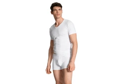 CALIDA T-Shirt Herren Natural Benefit Weiß