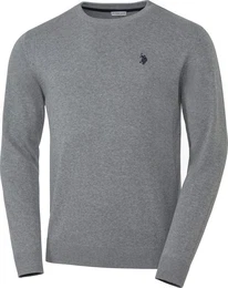 US Polo Assn. Rundhalspullover Besonders hautfreundlich dank 100% Baumwolle