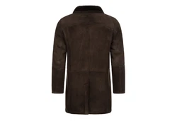 S&A Ledermoden Lederjacke Drake (1-St) Dunkelbraun/Dunkelrot/Bordeaux/Braun