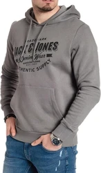 Jack & Jones Kapuzensweatshirt mit Kängurutasche Grau/Khaki/Braun/Dunkelgrau