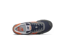 New Balance Sneaker ML574 Orange/Blau/Hellgrau/Grau/Dunkelblau/Dunkelgrau