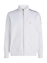 TOMMY HILFIGER Sweatjacke wei/hellwei