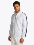TOMMY HILFIGER Sweatjacke wei/hellwei