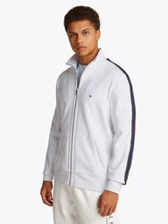 TOMMY HILFIGER Sweatjacke wei/hellwei