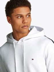 Tommy Hilfiger Hoodie Global Stripe Hoody wei/hellwei