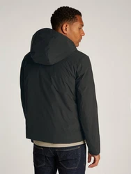 Calvin Klein Outdoorjacke TECHNICAL NON-QUILT JACKET HOOD mit Logoprint Dunkelgrün/Khaki/Dunkelgrau/Hellgrau/Grün