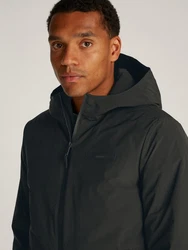 Calvin Klein Outdoorjacke TECHNICAL NON-QUILT JACKET HOOD mit Logoprint Dunkelgrün/Khaki/Dunkelgrau/Hellgrau/Grün