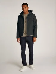 Calvin Klein Outdoorjacke TECHNICAL NON-QUILT JACKET HOOD mit Logoprint Dunkelgrün/Khaki/Dunkelgrau/Hellgrau/Grün