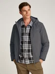 Calvin Klein Outdoorjacke TECHNICAL NON-QUILT JACKET HOOD mit Logoprint Hellgrau/Dunkelgrau/Grau/Hellblau/Dunkelblau