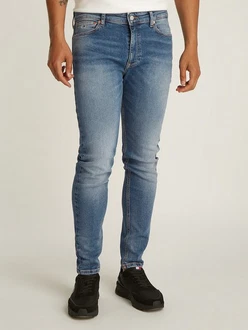 Tommy Jeans Skinny-fit-Jeans Simon Slim Blau/Hellblau