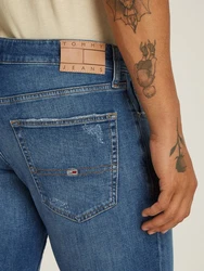 Tommy Jeans Slim-fit Jeans Scanton Denim Blau