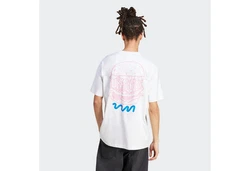 ADIDAS ORIGINALS T-Shirt Grün/Weiß/Rosa/Creme
