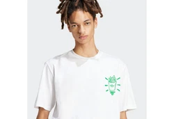 ADIDAS ORIGINALS T-Shirt Grün/Weiß/Rosa/Creme