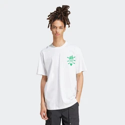 ADIDAS ORIGINALS T-Shirt Grün/Weiß/Rosa/Creme