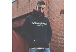 Sofasurfer Hoodie Blau/Hellblau/Schwarz/Silber