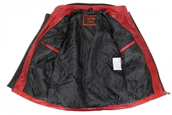 MDM Bikerjacke Herren Rot/Dunkelrot