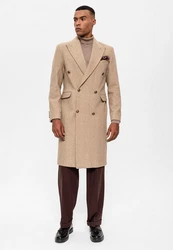 Antioch Wintermantel Beige/Braun/Khaki
