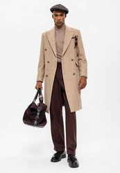 Antioch Wintermantel Beige/Braun/Khaki