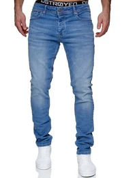 Slim-fit-Jeans Jeans Herren Slim Fit Jeanshose Stretch Designer Hose Denim