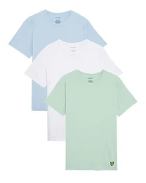 T-Shirt Herren, Basic 3Er-Pack, Baumwolle