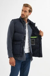 Jackett Westen fr Herren, Hochwertige Pufferweste fr Herren, Wind- un