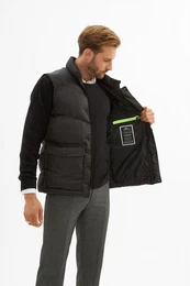 Jackett Westen fr Herren, Hochwertige Pufferweste fr Herren, Wind- un