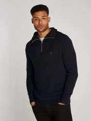 Tommy Hilfiger Troyer CHUNKY COTTON RIB NAUTICAL ZP MK bunt