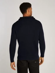 Tommy Hilfiger Troyer CHUNKY COTTON RIB NAUTICAL ZP MK bunt