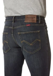 HERO BY JOHN MEDOOX Denver Regular Straight Stretch Blau/Dunkelblau/Beige