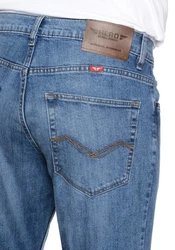 HERO BY JOHN MEDOOX Denver Regular Straight Stretch Hellblau/Blau