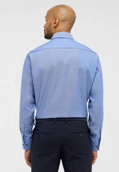 Eterna Langarmhemd COMFORT FIT NON IRON Hellblau/Dunkelblau/Blau