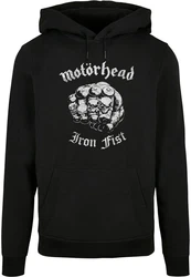 Merchcode Kapuzensweatshirt Herren Motorhead Iron Fist Basic Hoody Schwarz/Rot/Beige