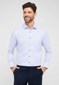 Eterna Langarmhemd MODERN FIT NON IRON Hellblau/Blau Eterna Langarmhemd MODERN FIT NON IRON Hellblau/Blau