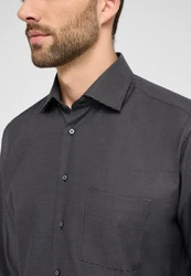 Eterna Langarmhemd MODERN FIT NON IRON Dunkelgrau/Grau