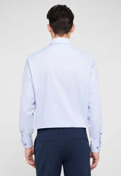 Eterna Langarmhemd COMFORT FIT NON IRON Hellblau/Blau